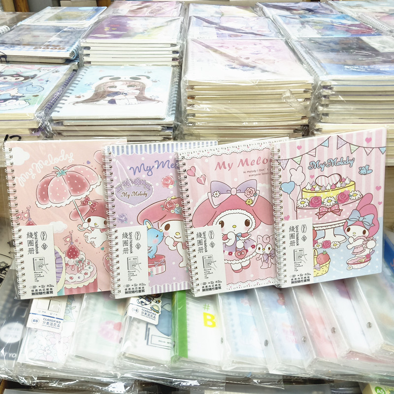 Jual BUKU TULIS POLOS A5 RING SPIRAL MOTIF SANRIO MY MELODY GURASHI ...