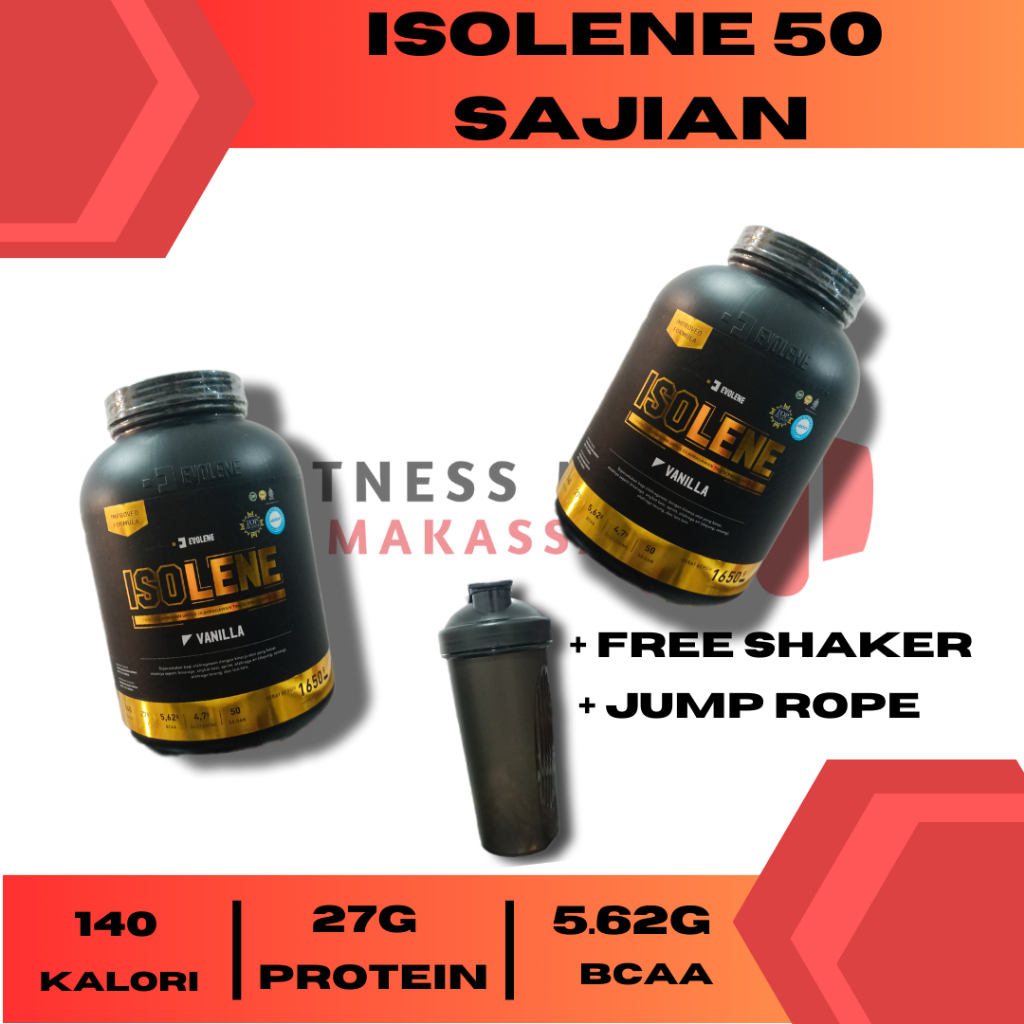 Jual EVOLENE ISOLENE 50 SACHET / SAJIAN, ISO, LABDOOR, BPOM, HALAL