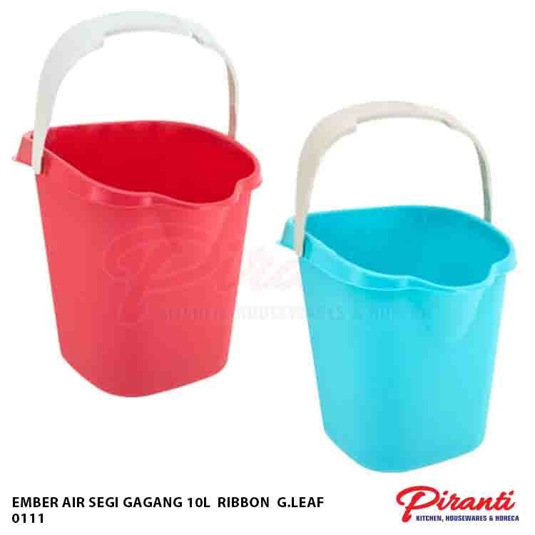 Jual Ember Air Segi Gagang 10L Ribbon GREENLEAF | Shopee Indonesia
