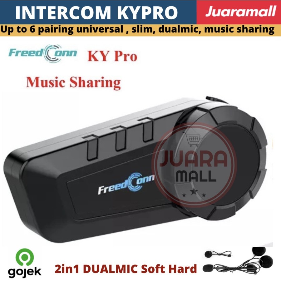 Jual INTERCOM KYPRO BLUETOOTH HELM FREEDCONN KYPRO INTERCOM KY PRO ...