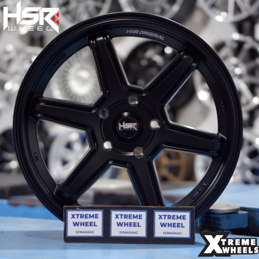 Jual VELG PALANG R17 X 7 HSR MINAS LUBANG BAUT 5X114 ET42 BLACK PELEK ...