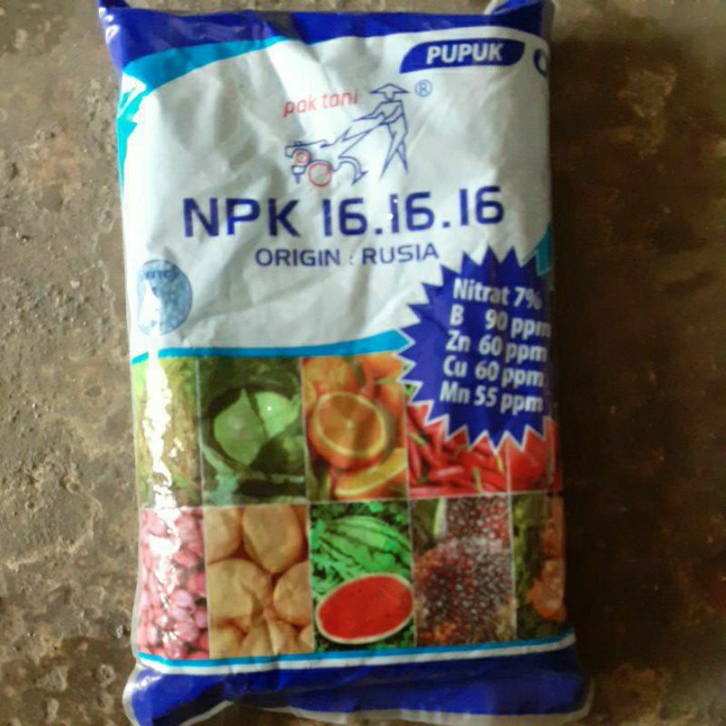 Jual Pupuk Npk 16 16 16 1 Kg | Shopee Indonesia