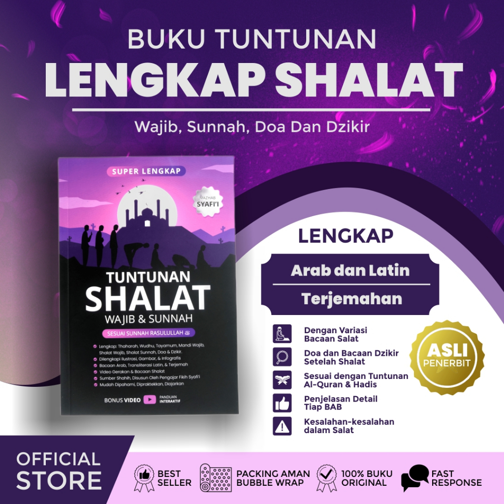 Jual BUKU TUNTUNAN LENGKAP SHALAT WAJIB, SUNAH, DZIKIR DAN DOA | Shopee ...