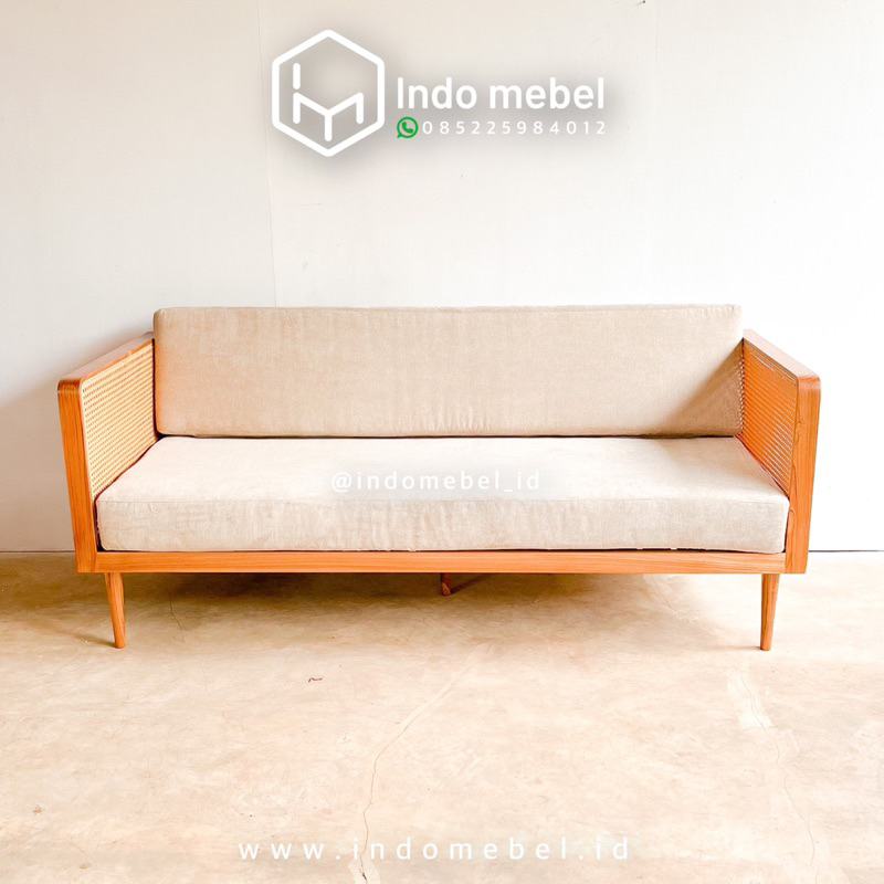 Jual Sofa Rotan Minimalis Sofa Minimalis Jati | Shopee Indonesia