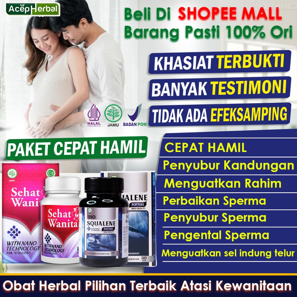 Jual Paket Promil Lengkap Cepat Hamil Obat Promil Herbal Alami Penyubur