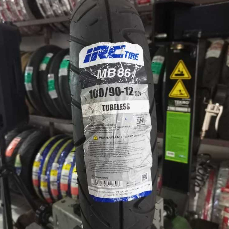 Jual Ban IRC MB86 100/90-12 TUBELESS Untuk Motor scoopy Donat cocok ...