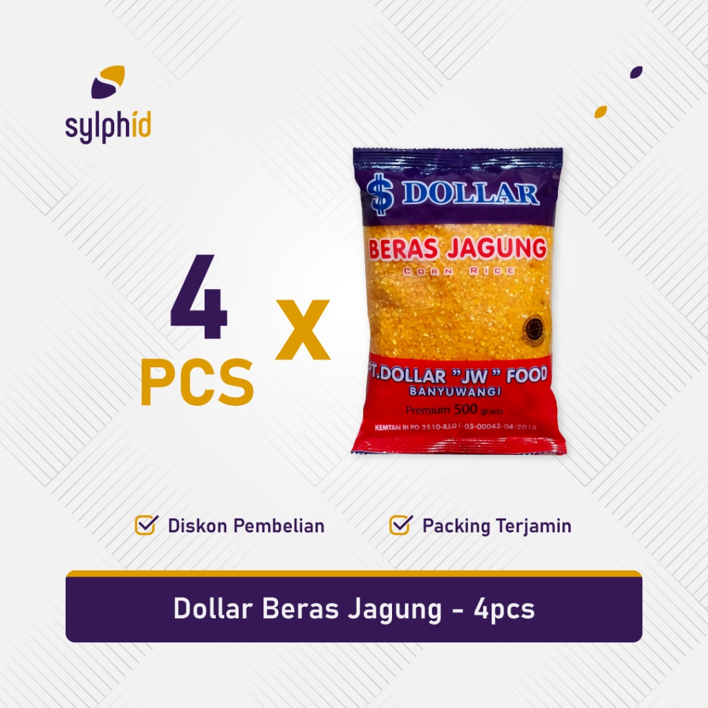 Jual Beras Jagung Dollar 500 Gram Nasi Jagung Penderita Diabetes 500g 4 Pcs Shopee Indonesia 3517