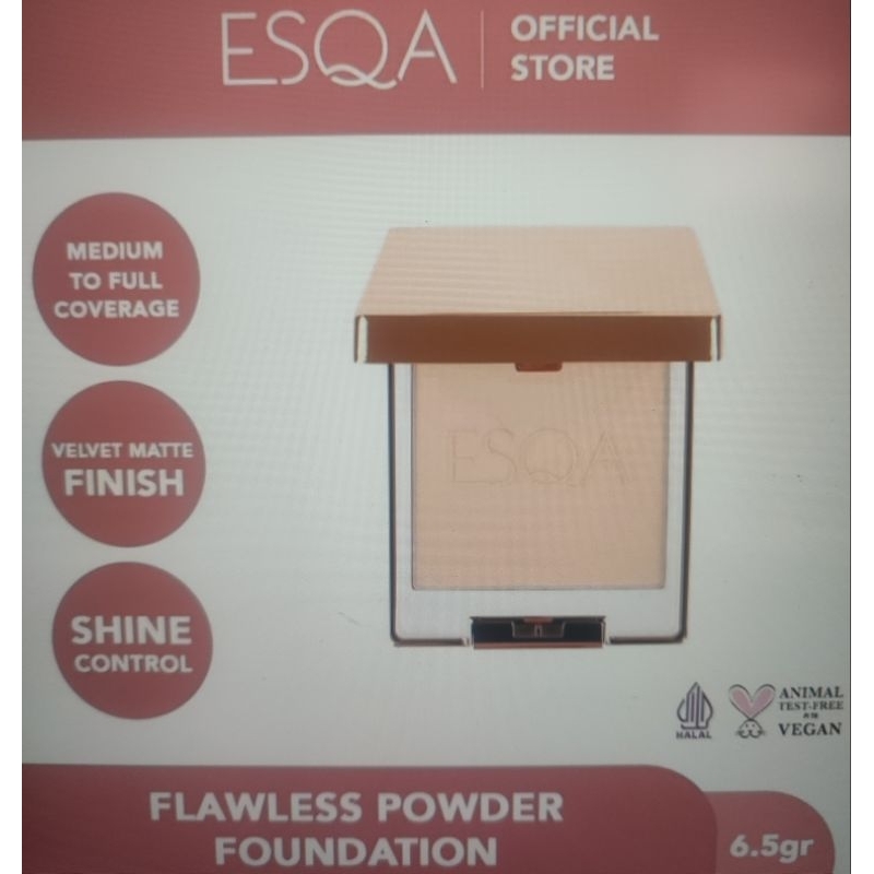 Jual Esqa Flawless Powder Foundation Shade Vanilla Shopee Indonesia