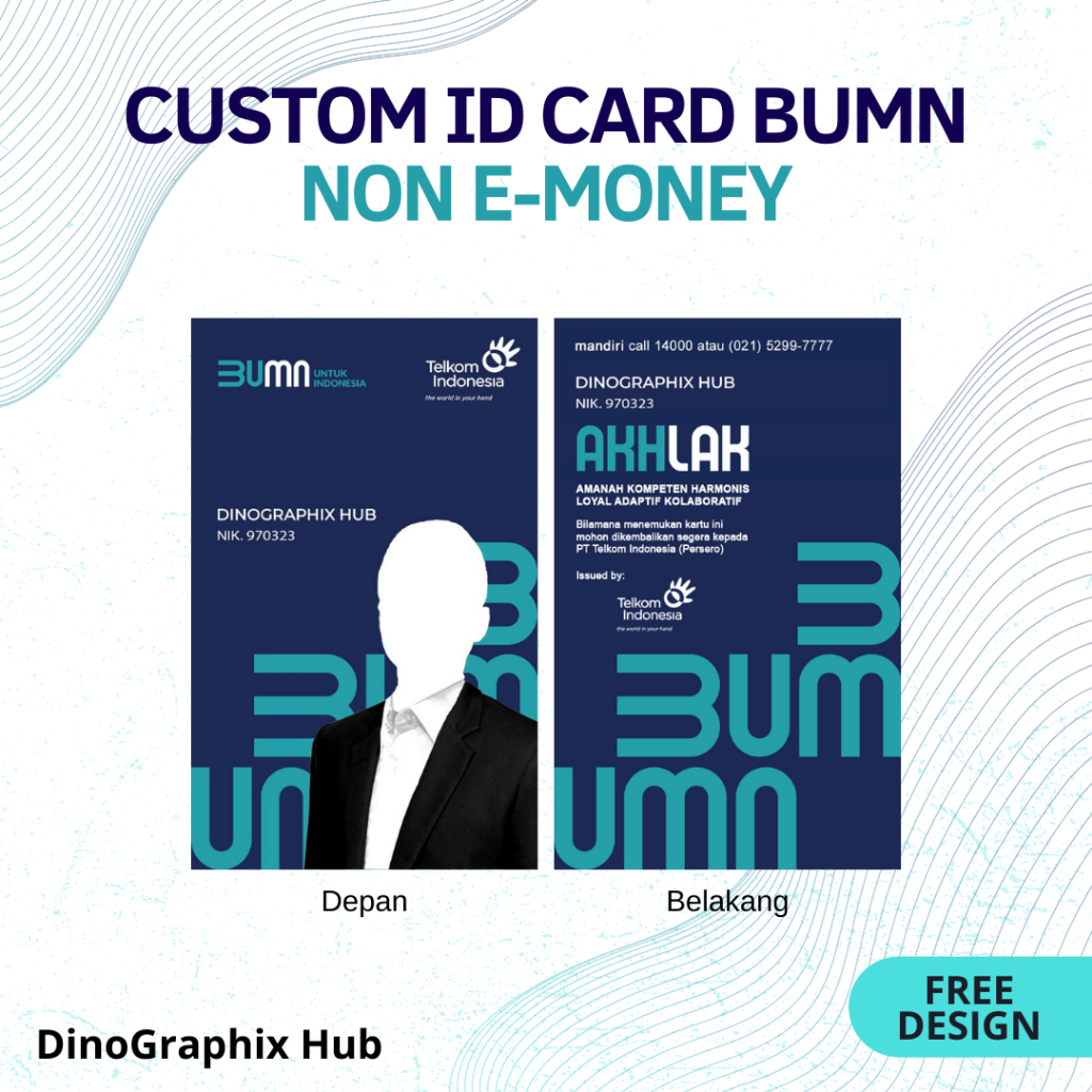 Jual Cetak ID Card BUMN Custom | Shopee Indonesia