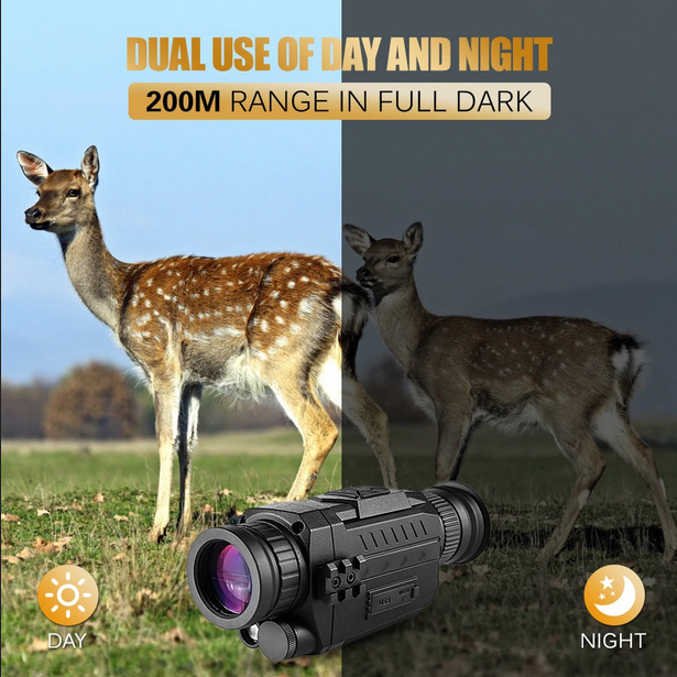 Jual Teropong Telescope Monokuler Night Vision Optikal Digital Zoom 8x ...