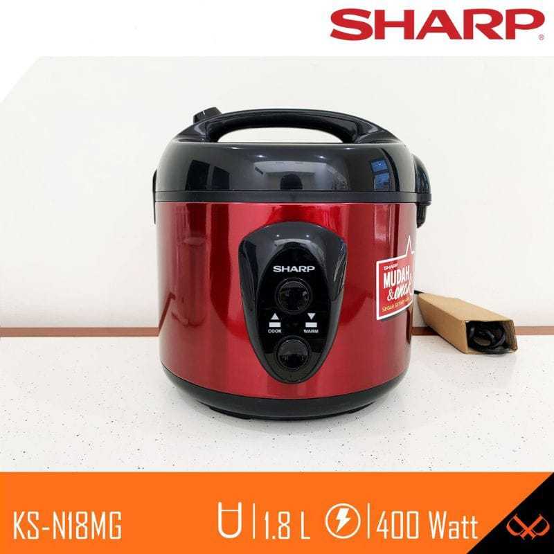 Jual SHARP Rice Cooker 1.8 Liter KSN18MG - Garansi 1 Tahun | Shopee ...
