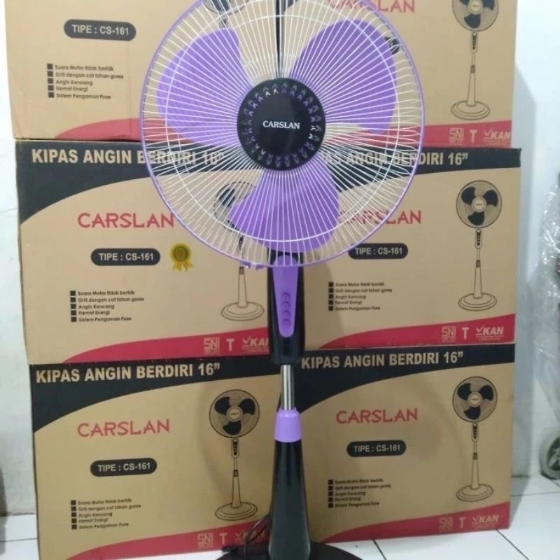 Jual Carslan Kipas Angin Berdiri 16inch Atau Stand Fan Carslan 16inch Shopee Indonesia 3053