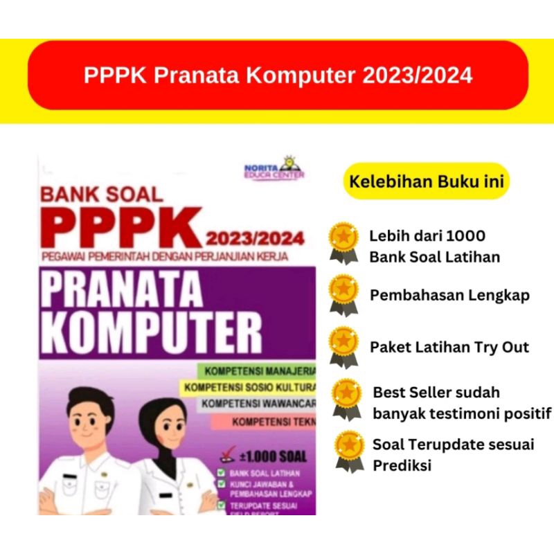 Jual BANK SOAL PPPK PEGAWAI PEMERINTAH DENGAN PERJANJIAN KERJA PRANATA