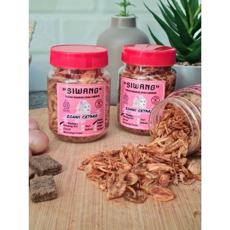 Jual Siwang Terasi Bawang Khas Cirebon Bawang Goreng Sambal Shopee Indonesia