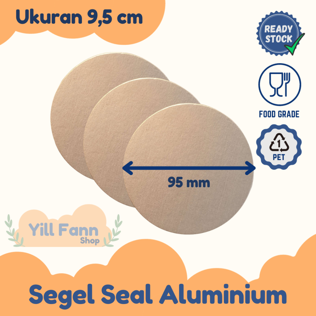 Jual Segel Seal Alumunium Cm Seal Induksi Pet Mm Segel Seal