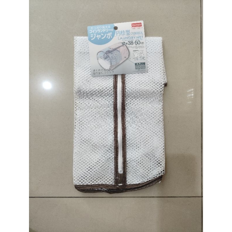 Jual DAISO Japan, laundry net jumbo, bentuk selinder uk 38 x 50 cm ...