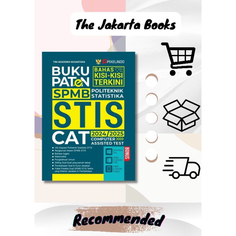 Jual Buku Paten SPMB Politeknik Statistika STIS CAT 2024/2025 | Shopee ...