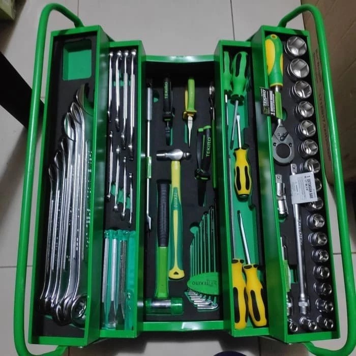 Jual Tekiro Toolbox Set 66pcs / Mechanic Tools set 66 pcs Shopee