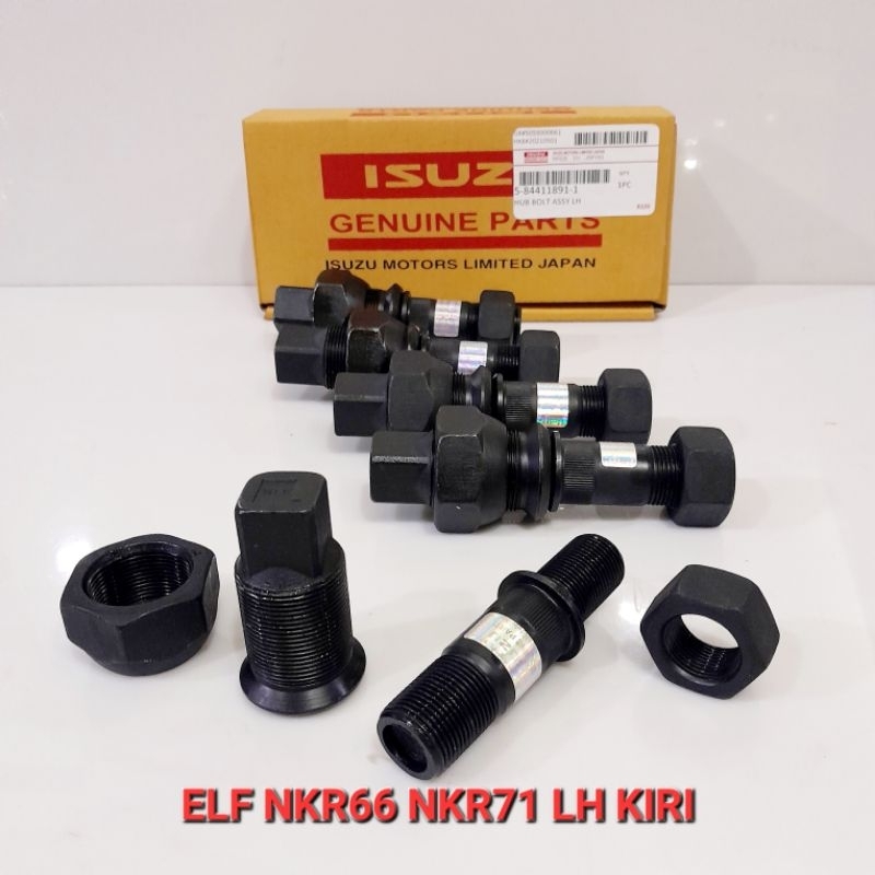 Jual Hub Bolt Rear Baut Roda Belakang Pcs Lh Kiri Isuzu Nkr Bergaransi Bulan Shopee Indonesia