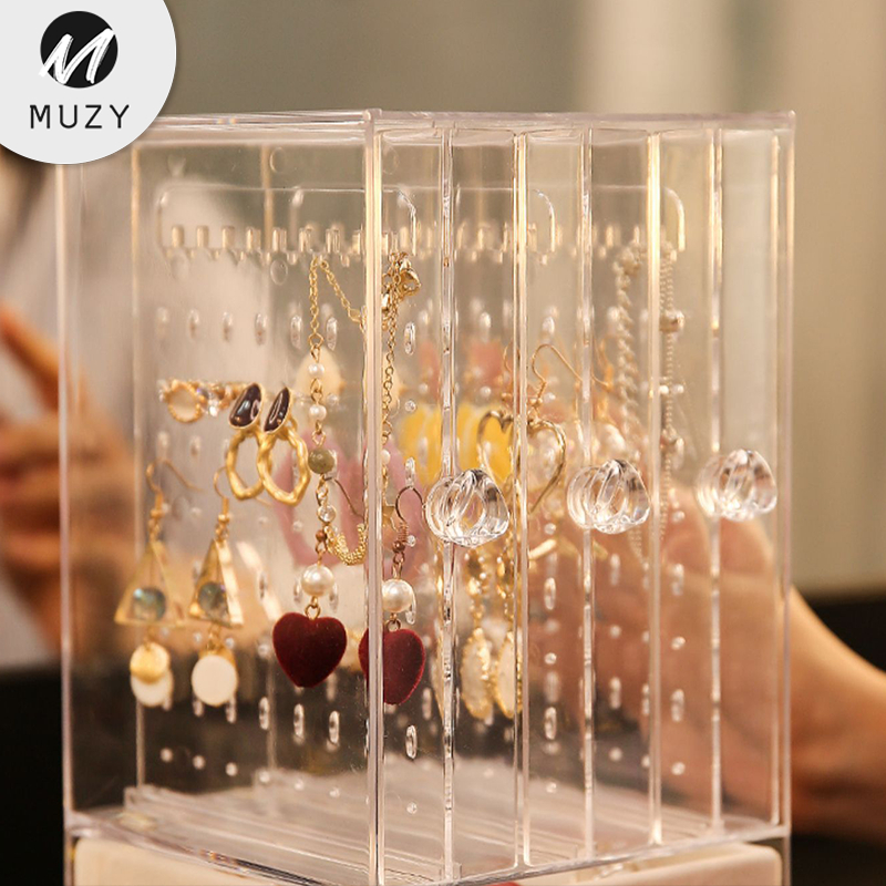 Jual Muzy Rak Perhiasan Anti Debu Rak Anting Kalung Aksesoris Wanita ...