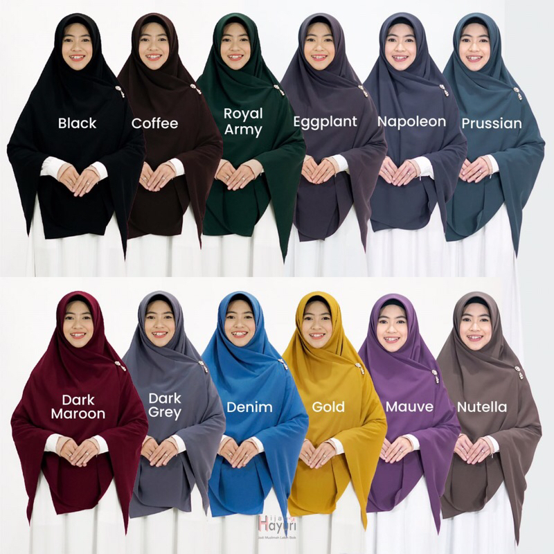 Jual Khimar Segi Empat Jilbab Segi Empat Hijab Syar’i Hijab Square