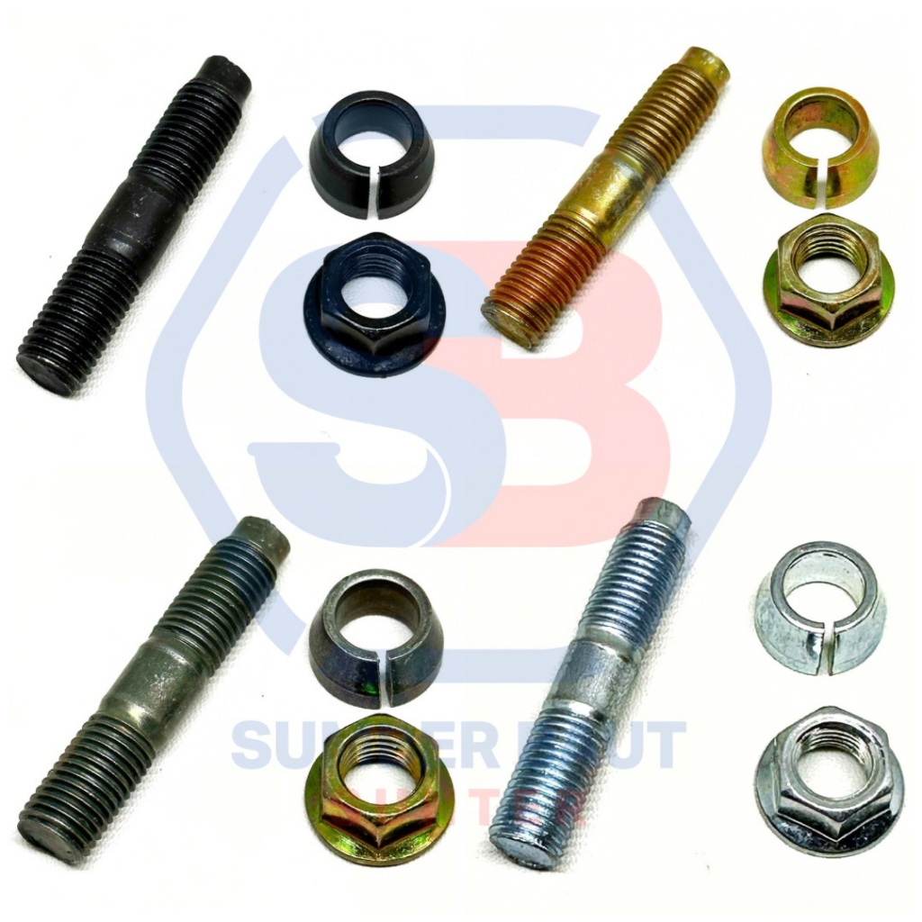 Jual BAUT NAP RODA RINO / AXLE BOLT STUD DUTRO 1 SET M10 x 1.25 x 1.25 ...