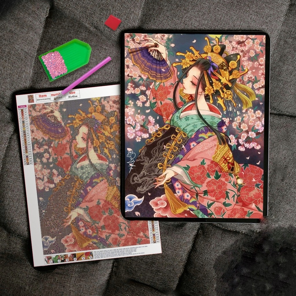 Tompig Diamond Painting Foto's DIY 5D Diamond Painting Kits Full Boor Voetbal 30x30 Cm