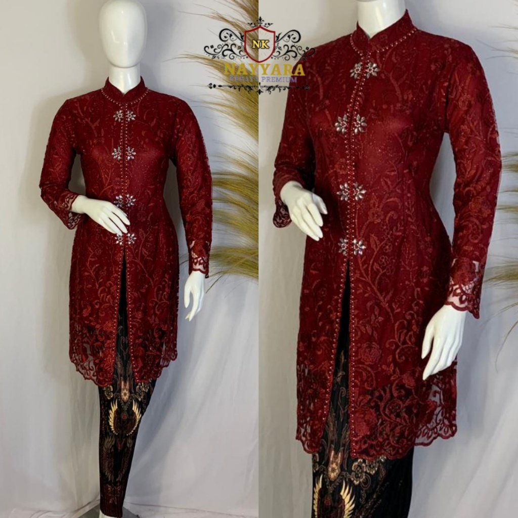 Jual Kebaya Modern \ Kebaya Tunik \ Setelan Kebaya Brokat \ Kebaya ...