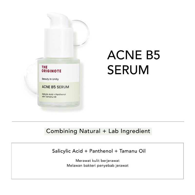 Jual The Originote Acne B5 Serum - Serum Anti Acne Anti Inflamasi Untuk ...