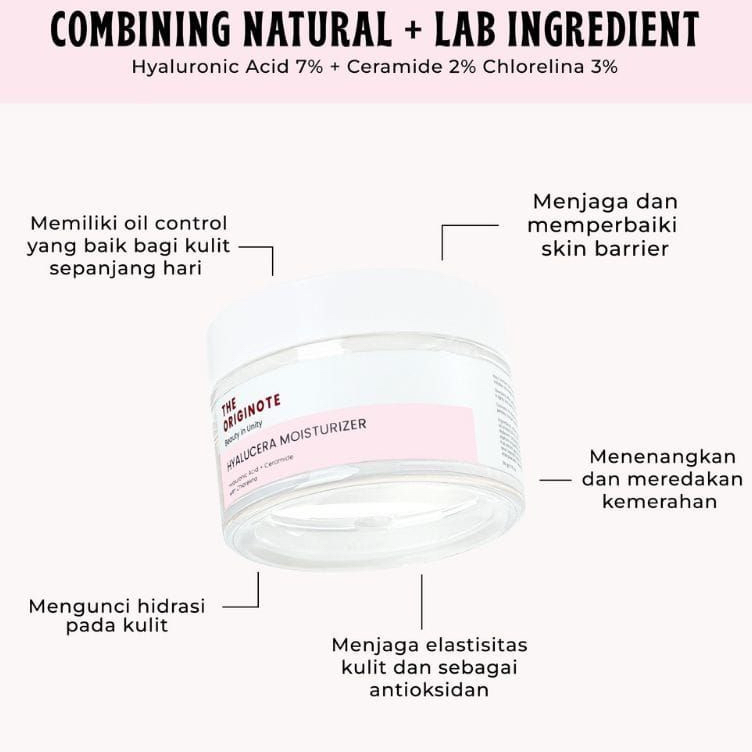 Jual Harga Murah The Originote Hyalucera Moisturizer Gel Pelembab Wajah Memperbaiki Skin