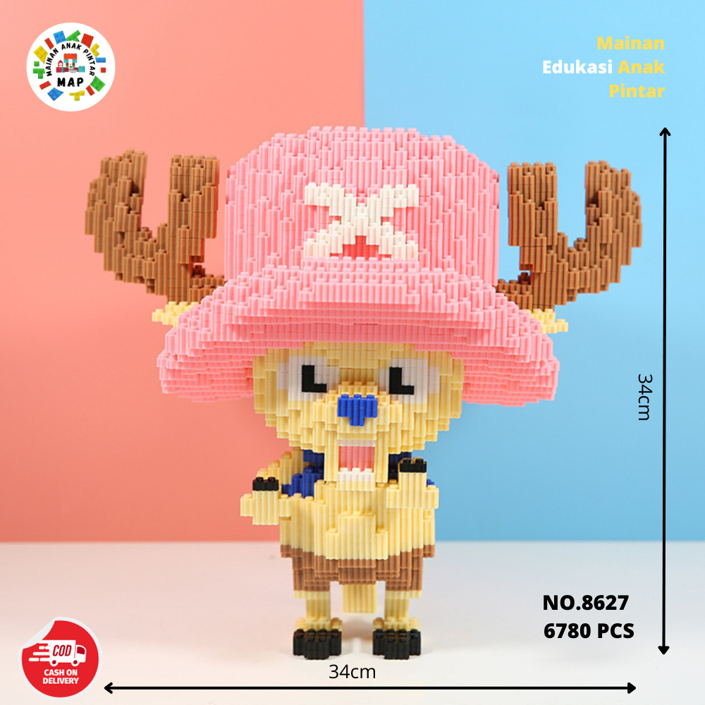 Jual Mainan Balok Susun Nano Blocks Karakter Kartun Tony Chopper ...