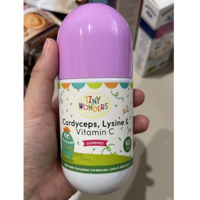 Jual Tiny Wonders Cordyceps Lysine Vit C Supplement Anak Original Malaysia Shopee Indonesia