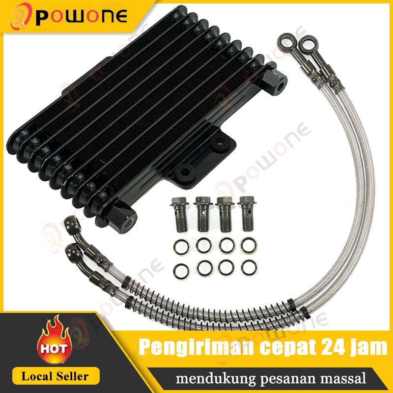 Jual Motorcycle Oil Cooler Oil Engine Radiator Aluminum Cooling ...