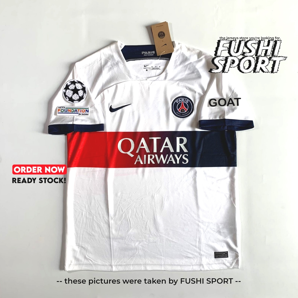 Jual Jersey Baju Bola Psg Away Full Patch New Grade Ori