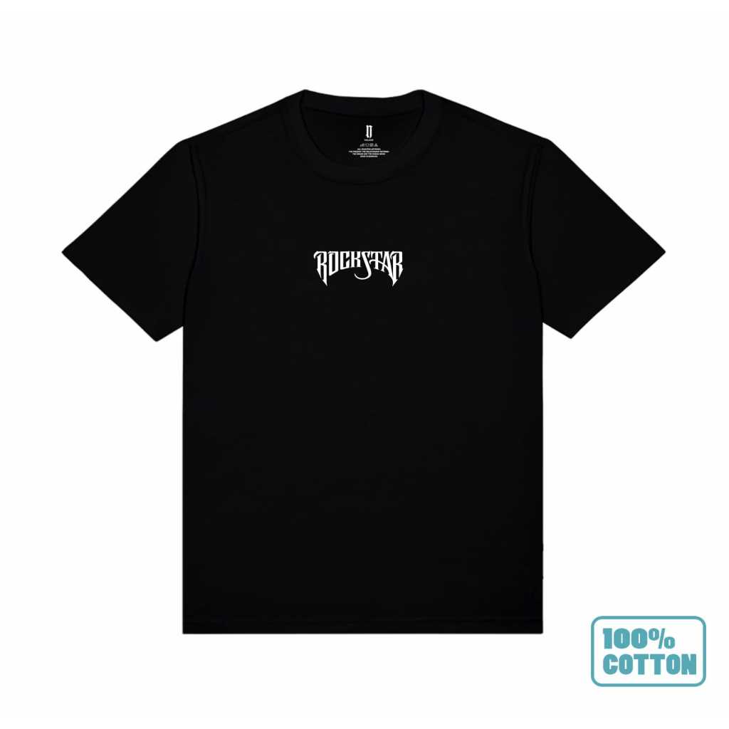 Aos Theme Rockstar Wording Kaos Pria