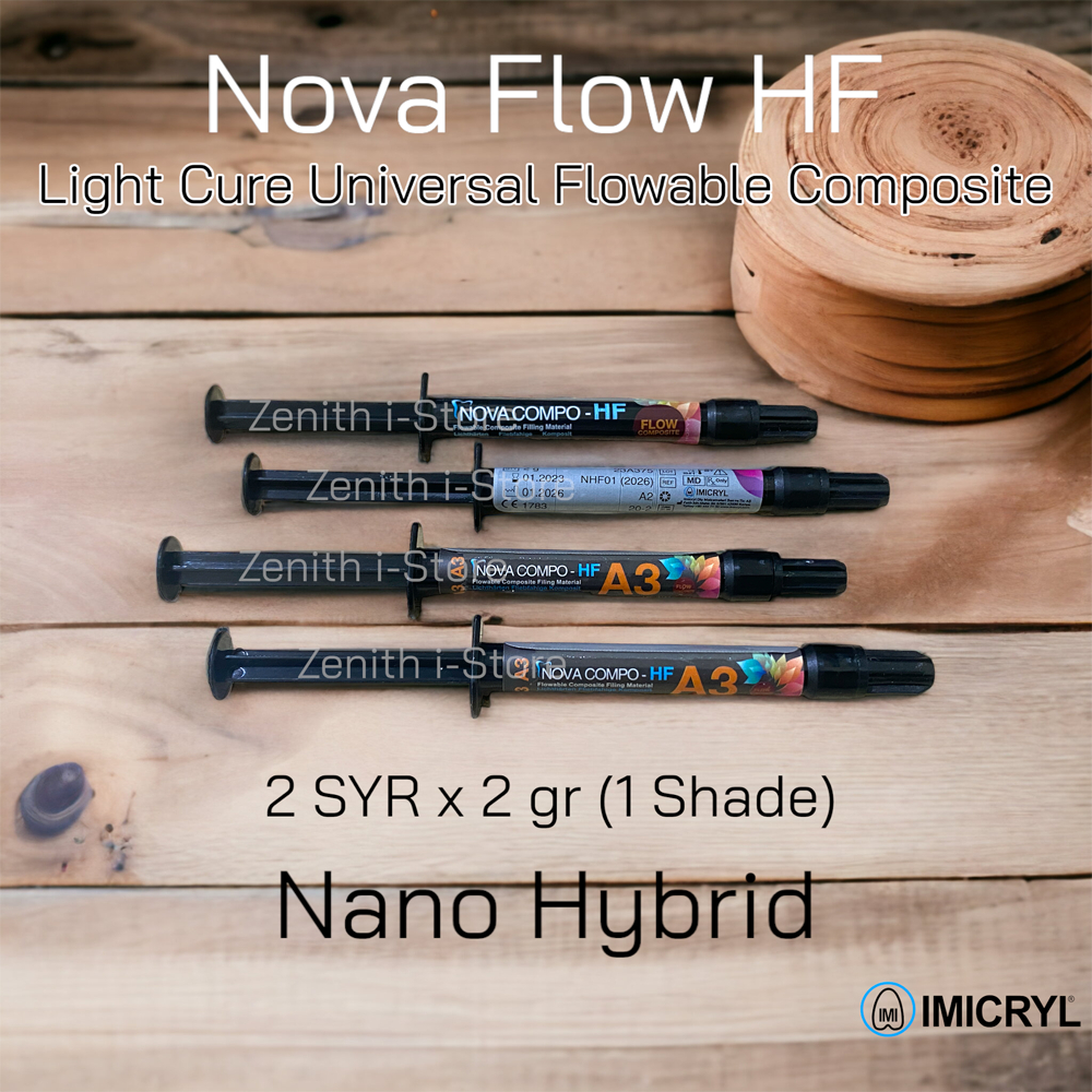 Jual Nova Compo HF Imicryl Dental Composite Flow Flowable Komposit Nano
