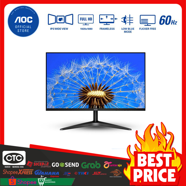 Jual Monitor LED AOC 27B1H2 - Full HD 27" Inch | Shopee Indonesia