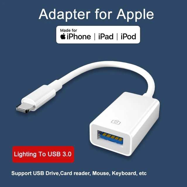 Jual OTG Lightning to USB 3.0 Camera Adapter / Lightning OTG | Shopee ...