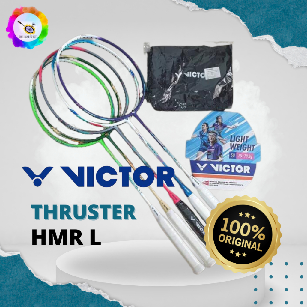 Jual RAKET BADMINTON VICTOR THRUSTER HMR L HMRL ORIGINAL | Shopee Indonesia