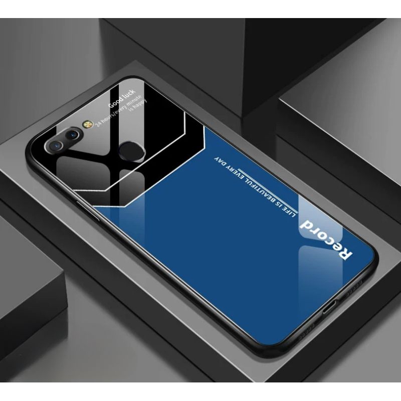 Jual case OPPO F9 F9 Pro case silicon back cover tempered glass