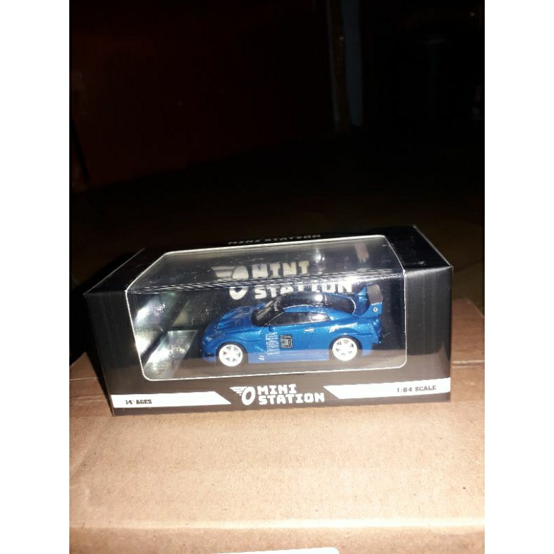 Jual diecast mini station nissan gtr r35 bryan fast n furious non ...