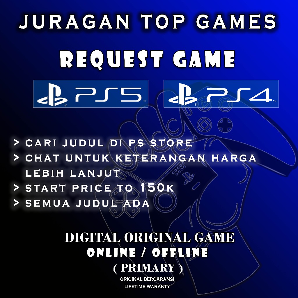 Jual game digital clearance ps4