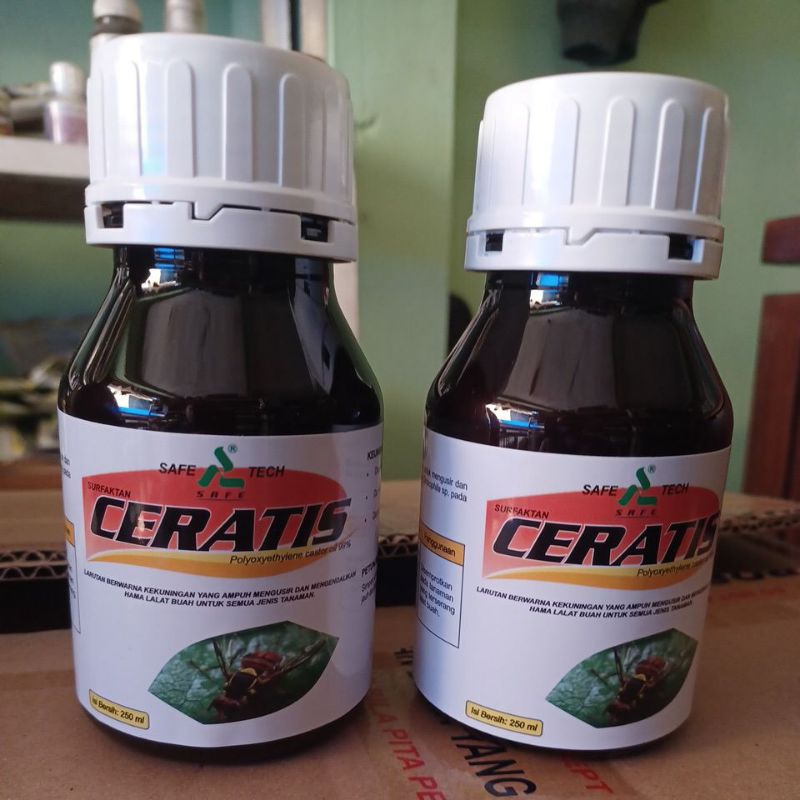Jual INSEKTISIDA SURFAKTAN PEMBASMI LALAT BUAH CERATIS 250 ML | Shopee ...