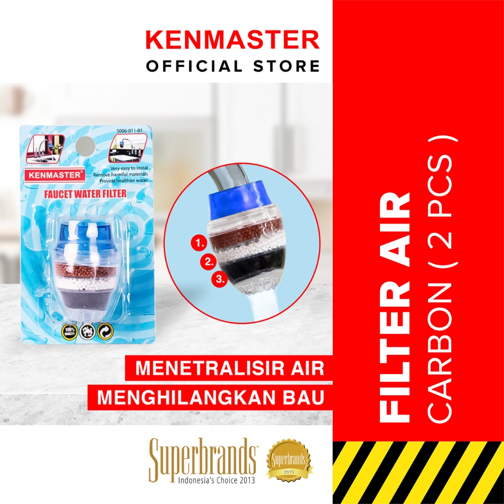 Jual Kenmaster Filter Air Carbon Aktif (3L) / Saringan Kran Air ...