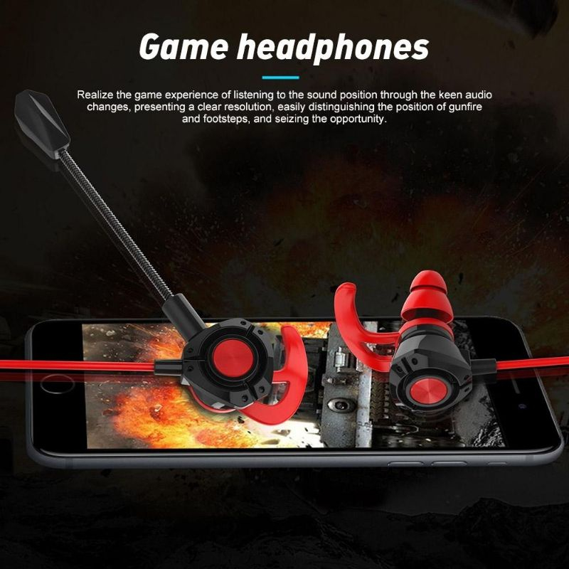 Jual [Jakarta Spot, COD]G22 Earphone Gaming In-Ear Kabel Universal ...