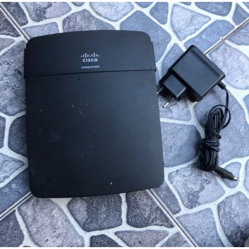 Jual Linksys Cisco E1200 N300 WiFi Wireless Router Normal Stabil ...