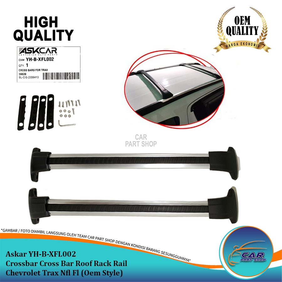 Jual Crossbar Cross Bar Roof Rack Rail Box Chevrolet Spin Oem Style