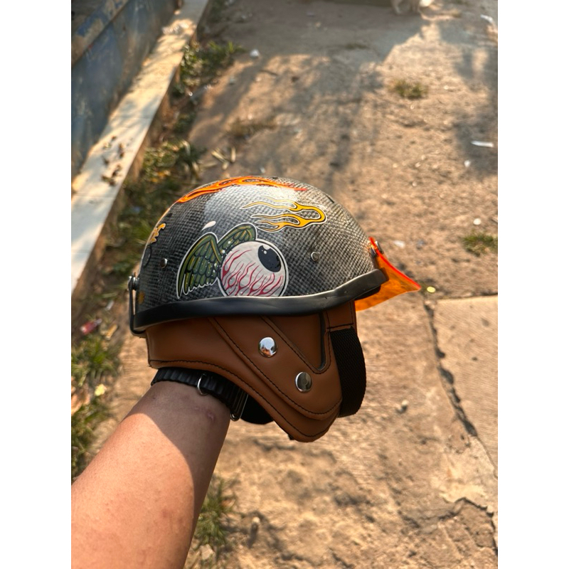 Jual Helm chips vintage RAW RAT | Shopee Indonesia