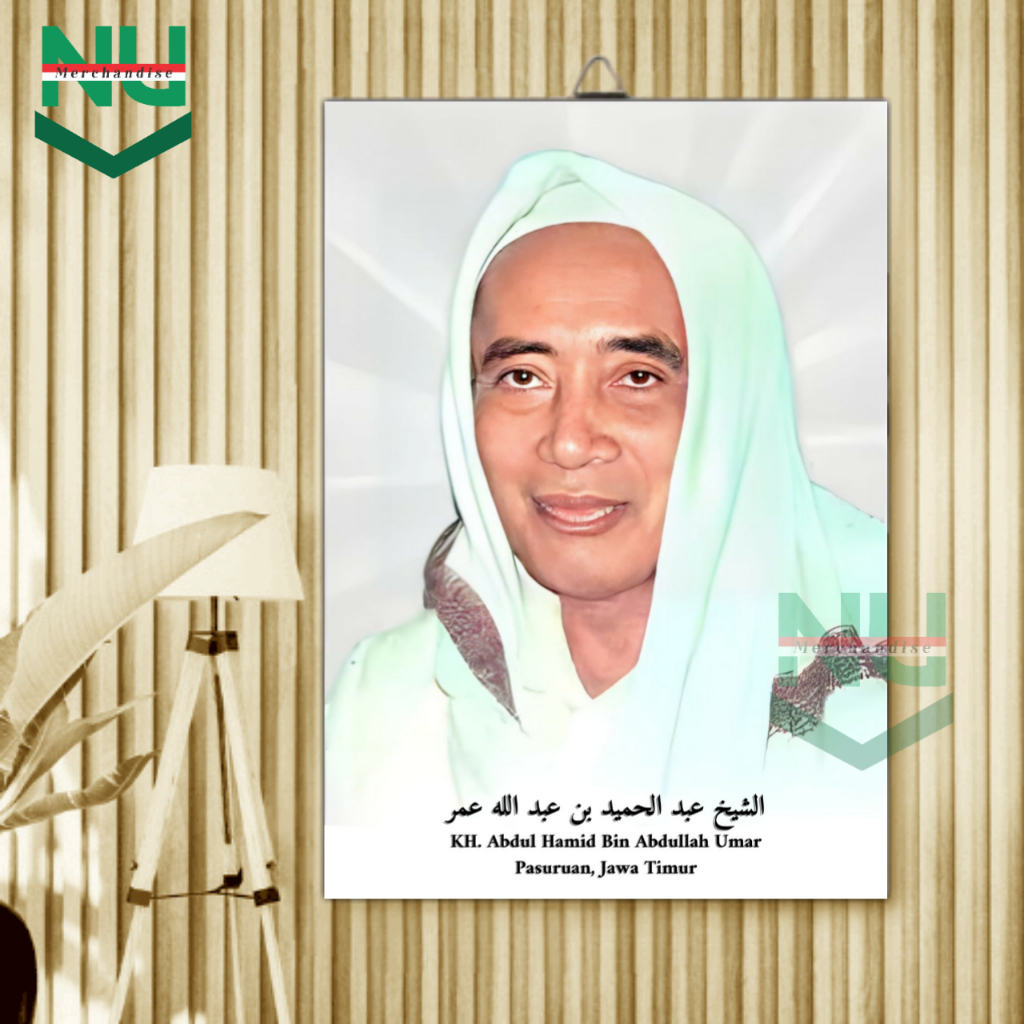 Jual Foto Poster Kh Abdul Hamid bin Abdullah Umar / Foto Poster Kayu ...