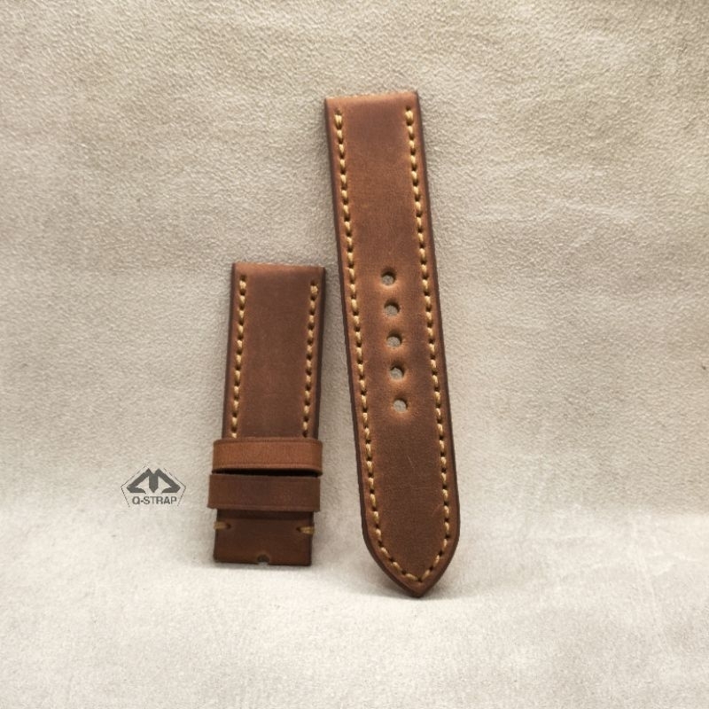 Jual Strap jam tangan kulit asli crazy horse handmade | Shopee Indonesia